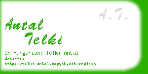 antal telki business card